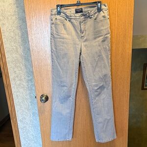 Chaps Light Gray Women's Straight Leg Jeans